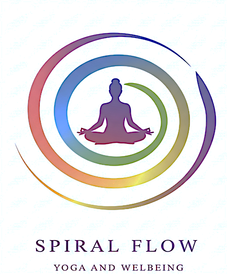Spiral around person in lotus position